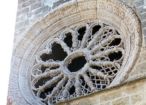 Chiesa Madre - particolare del rosone