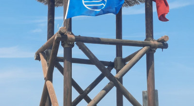 BANDIERA BLU 2022. SPIAGGIA DI PUNTA PENNA GROSSA - RISERVA NATURALE DI TORRE...