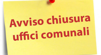 Chiusura degli uffici comunali nella giornata di mercoled&igrave; 3 gennaio 2024