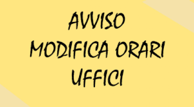 Modifica orario di apertura degli uffici comunali per giovendi 31 ottobre 2024