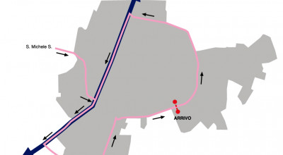 Percorso del giro nel Comune