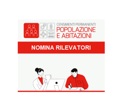 Censimento permanente della Popolazione e delle abitazioni 2021 - Nomina rile...