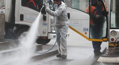 Sanificazione ambientale diffusa, con particolare riguardo a strade, piazze, ...