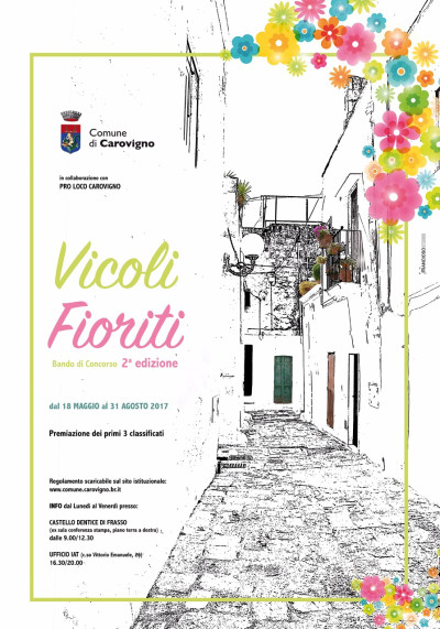 Manifestazione Vicoli Fioriti edizione 2017